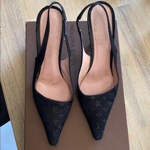 Authentic monogram Louis Vuitton heels in box !